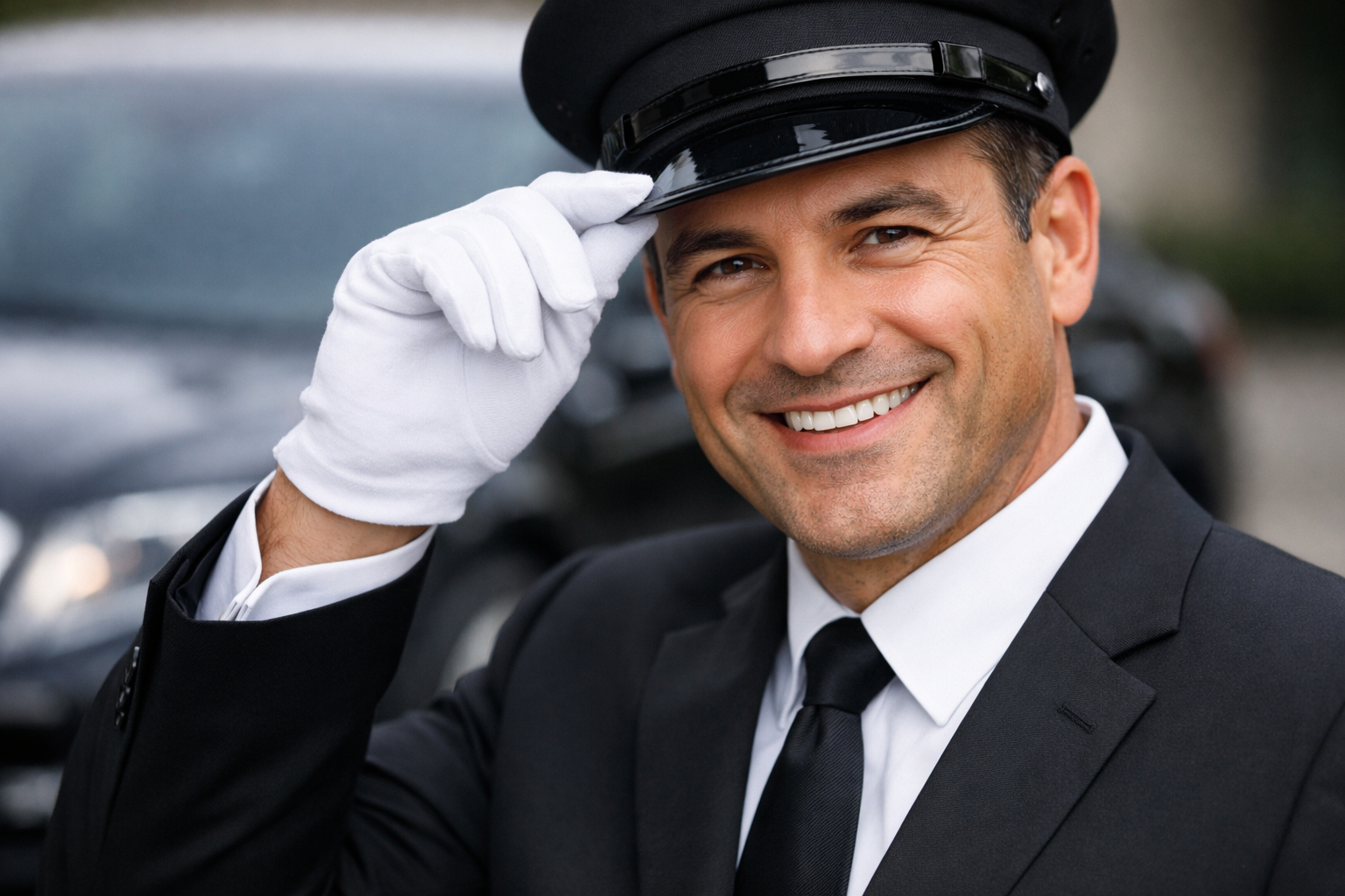 Professional chauffeur