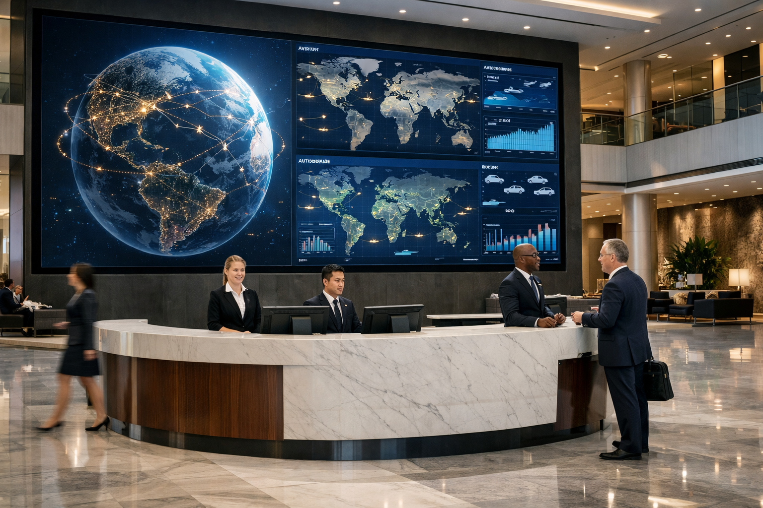 Operations headquarters lobby