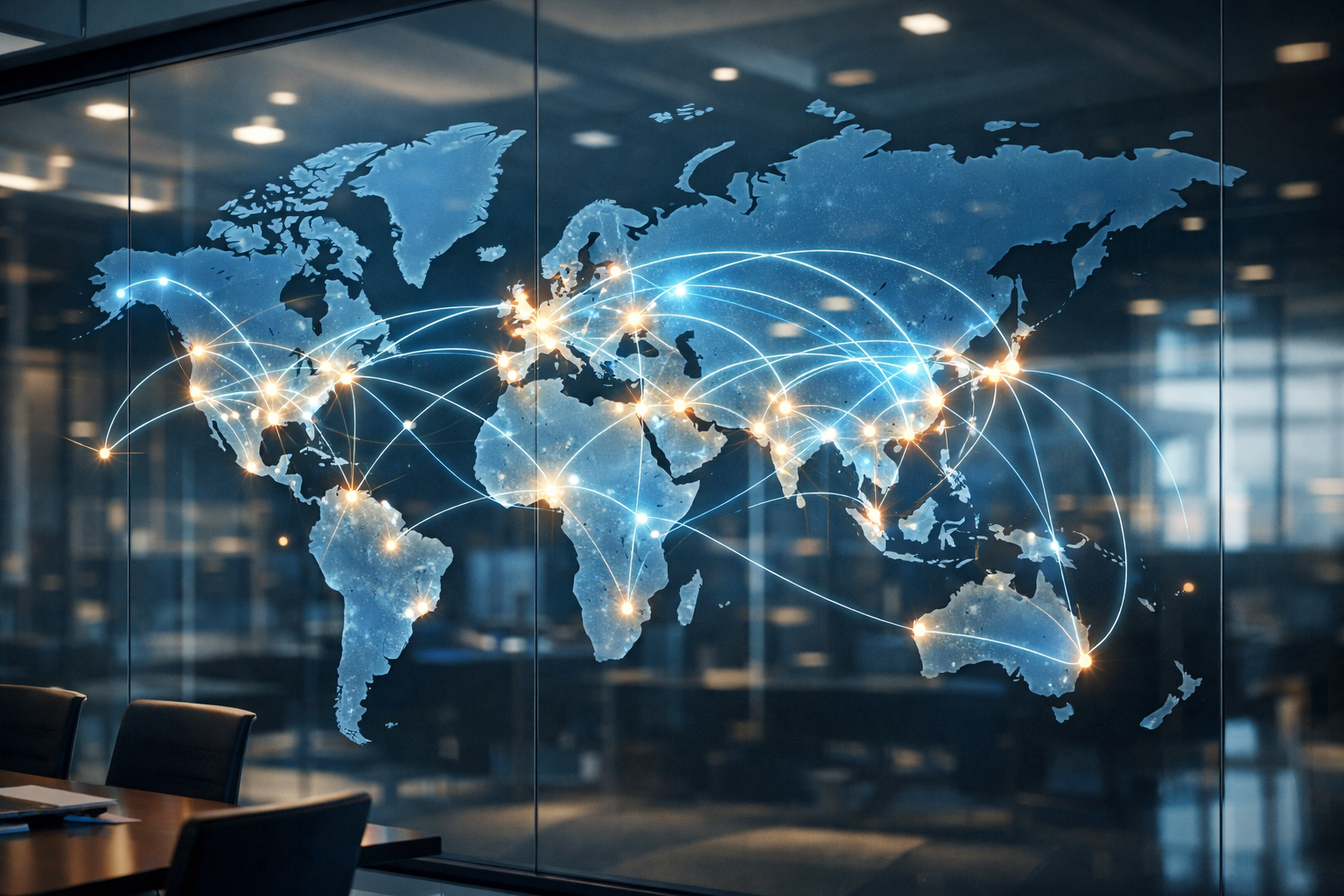 Transportation network map