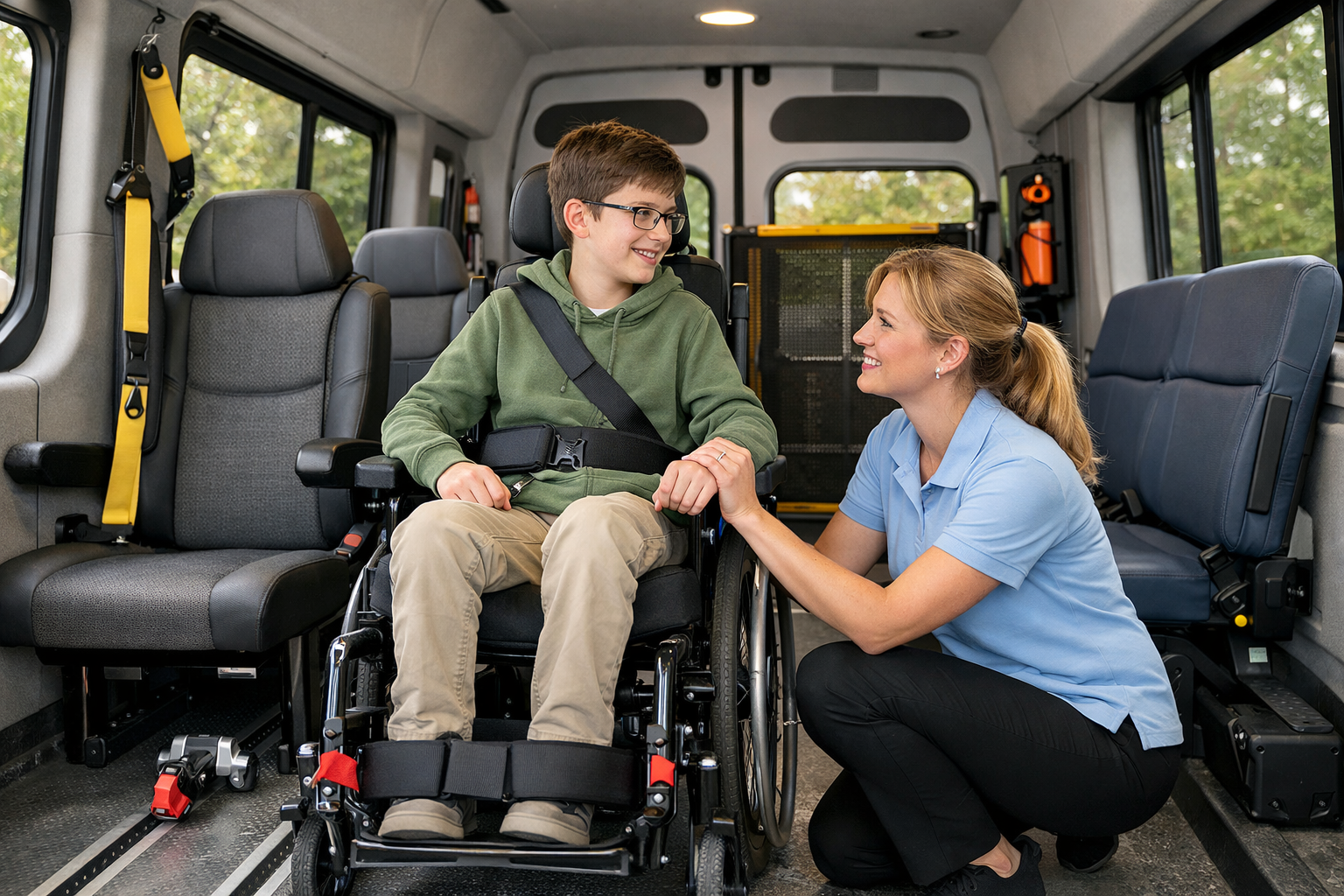 Special needs transportation support
